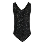 1pc Allover Silver Stars Bathing Suit - Denny's