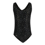 1pc Allover Silver Stars Bathing Suit - Denny's