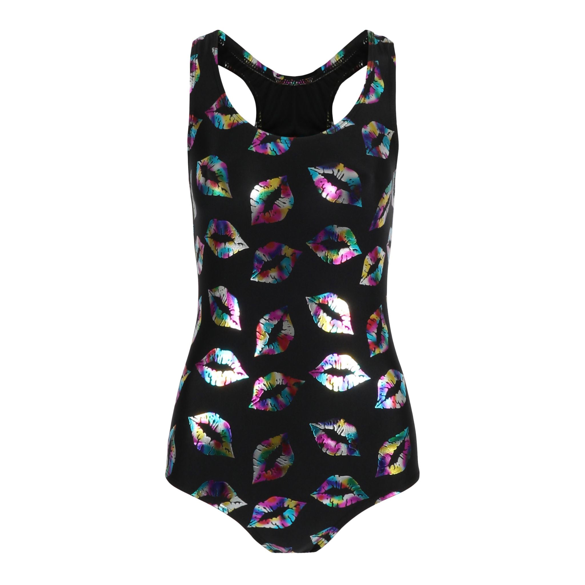 Multi Lips 1pc Bathing Suit - Denny's