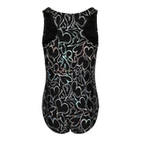 1pc Allover Silver Hearts Bathing Suit - Denny's