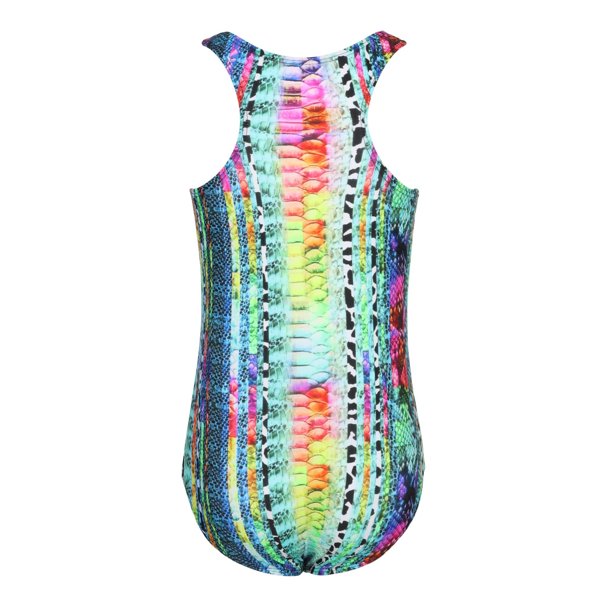 1pc Neon Reptile Bathingsuit - Denny's