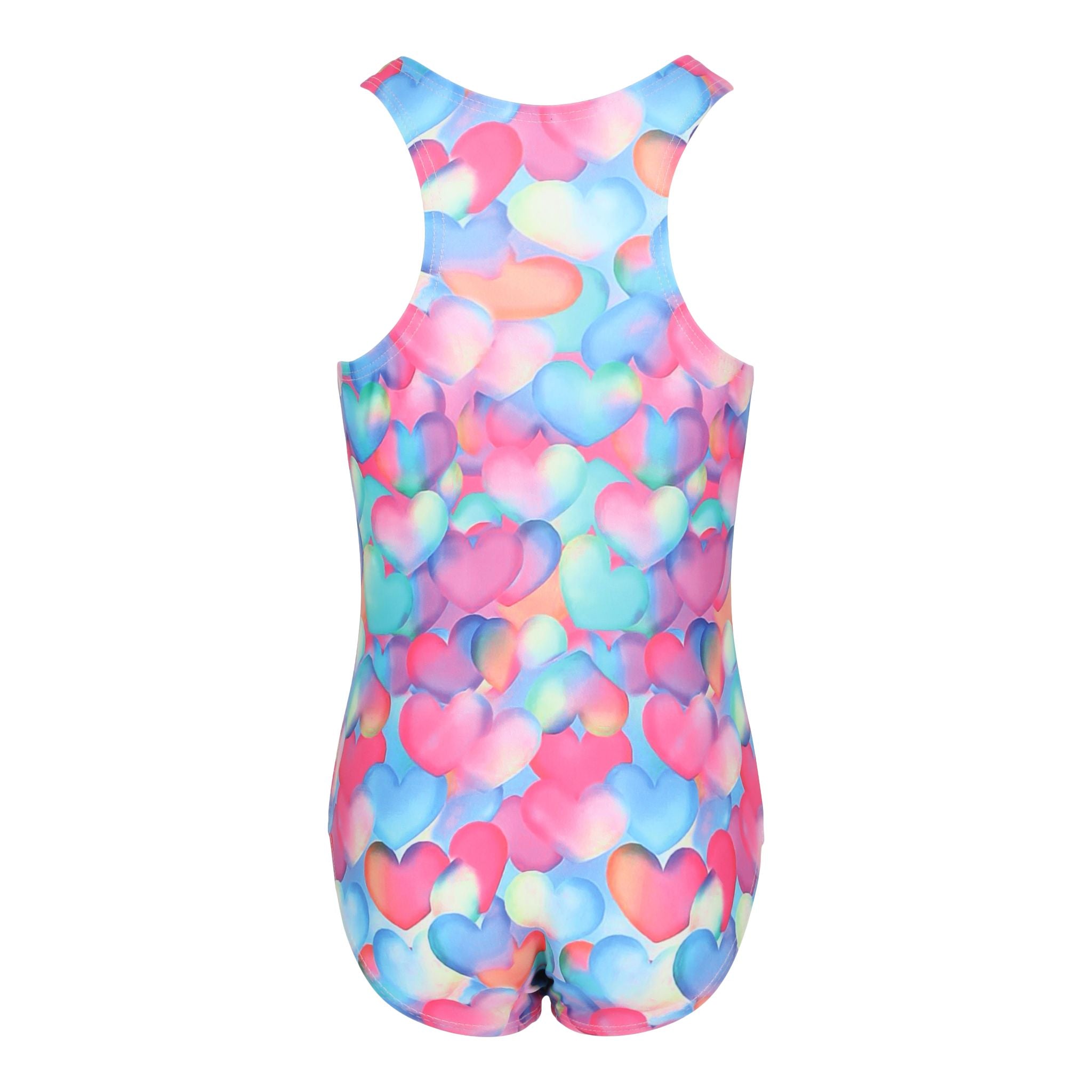 1pc All Over Hearts Swimsuit - Denny's
