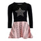 Long Sleeve Dress with Baby Pink Black Snake Love - Denny's