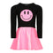 Pink Smiley Bubblegum Lame Bottom Dress - Denny's