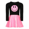Pink Smiley Bubblegum Lame Bottom Dress - Denny's