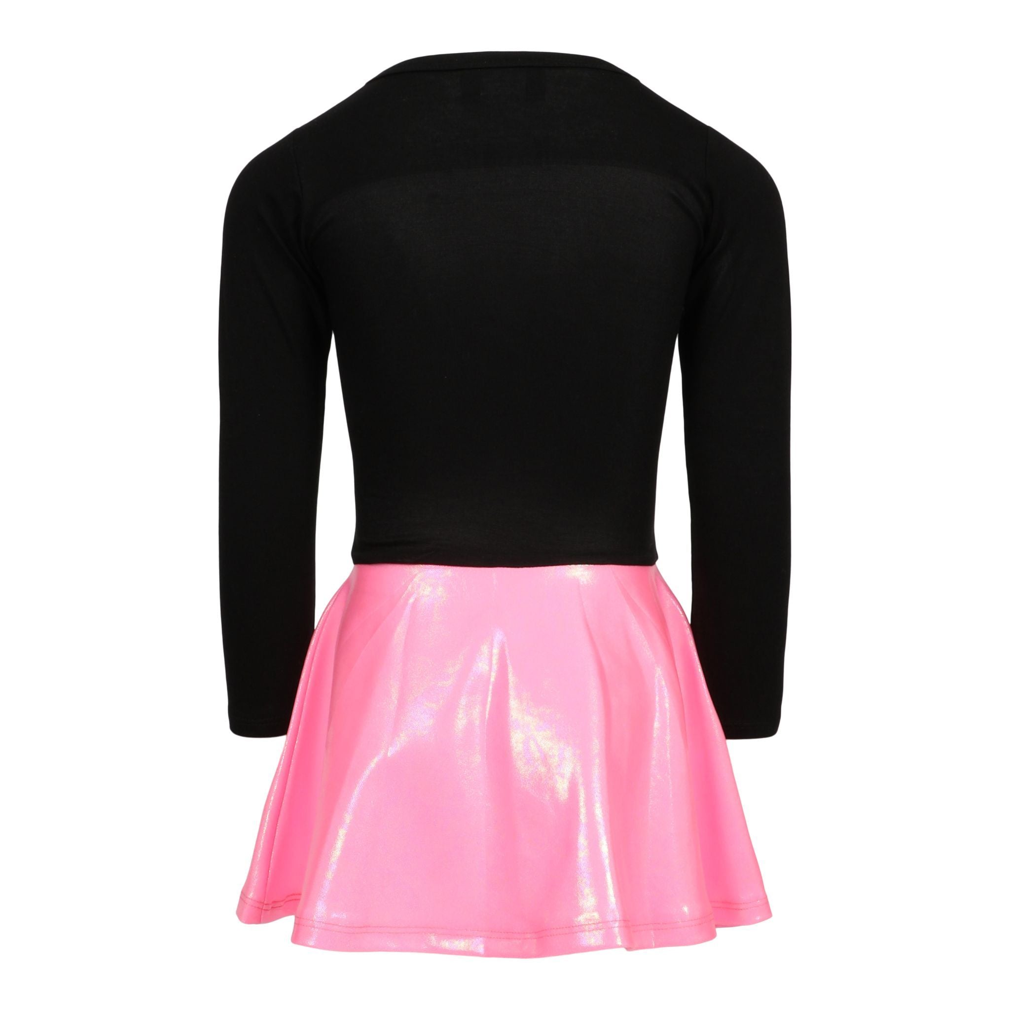 Pink Smiley Bubblegum Lame Bottom Dress - Denny's