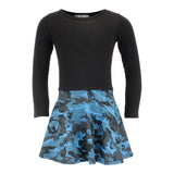 Long Sleeve Dress w Blue Camo Btm - Denny's