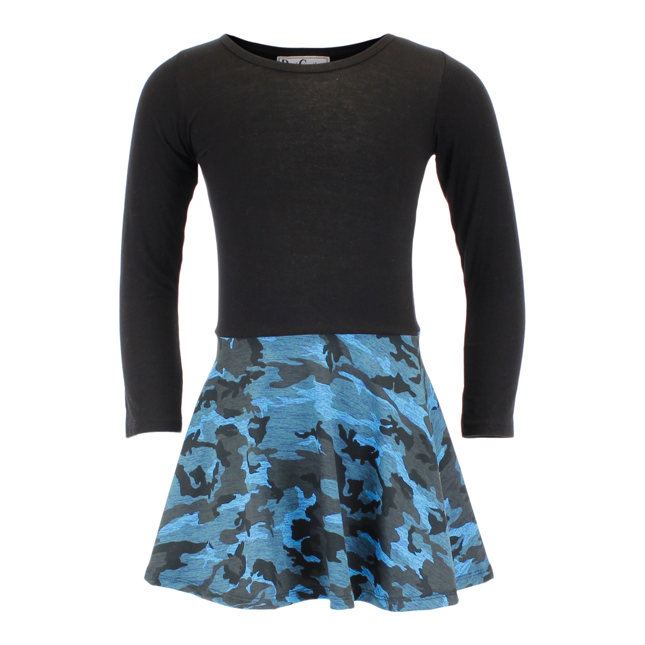 Long Sleeve Dress w Blue Camo Btm - Denny's