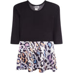 Furry Leopard Bottom Dress - Denny's