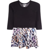Furry Leopard Bottom Dress - Denny's
