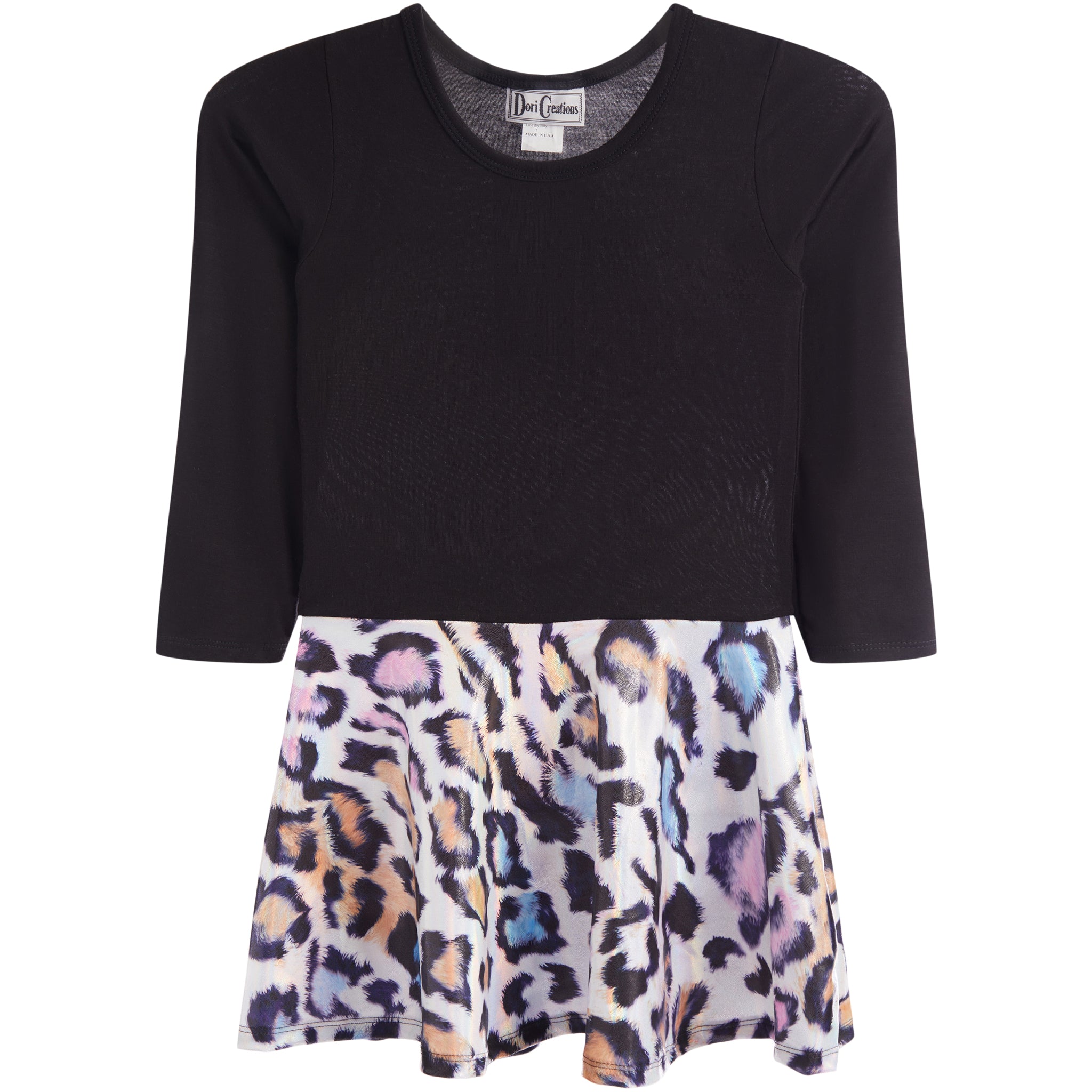 Furry Leopard Bottom Dress - Denny's