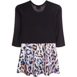 Furry Leopard Bottom Dress - Denny's