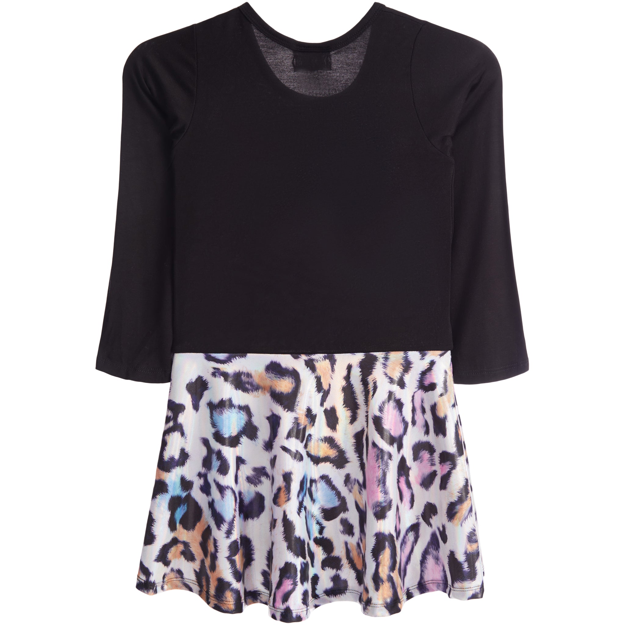 Furry Leopard Bottom Dress - Denny's