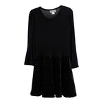 Glitter Velvet Bottom Dress - Denny's