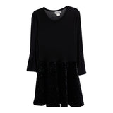 Glitter Velvet Bottom Dress - Denny's