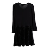 Glitter Velvet Bottom Dress - Denny's