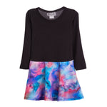 Galaxy Cloud Tie Dye Bottom Dress - Denny's