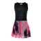 Black Tank Dress with Black / Pink Mesh Bottom - Denny's