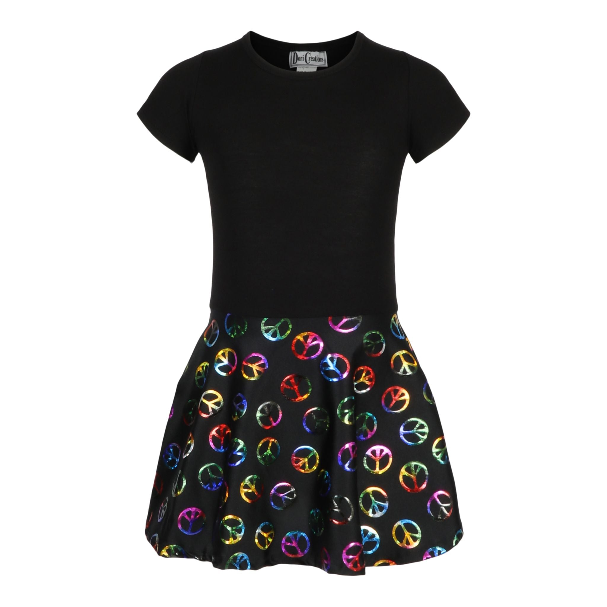 Multi Peace Bottom Dress - Denny's