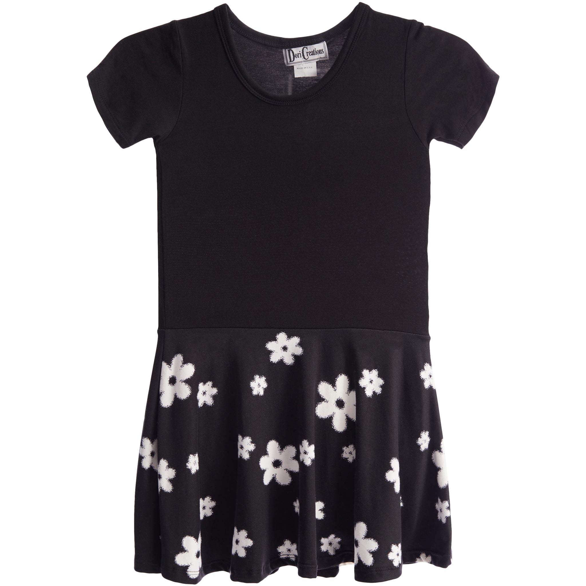 Retro Flower Print Bottom Dress - Denny's