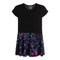 Pink & Turq Splatter Bottom Dress - Denny's