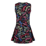 All Over Happiness Graffiti Tank Dress - Denny's