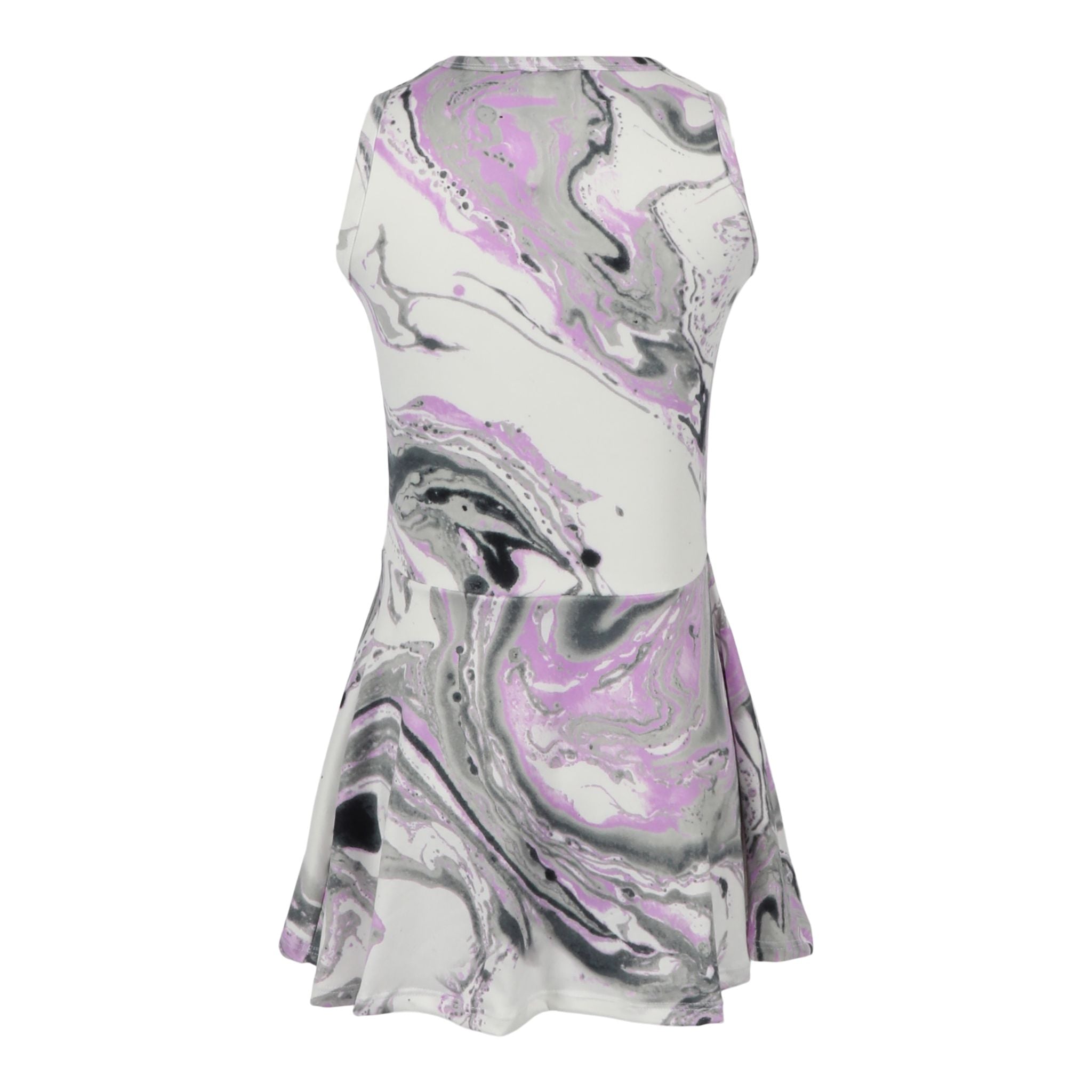 Lavender Grey Swirl Tank Dress - Denny's