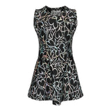 Allover Silver Hearts Tank Dress - Denny's