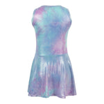 Blue & Lavendar Ice Swing Tank Dress - Denny's