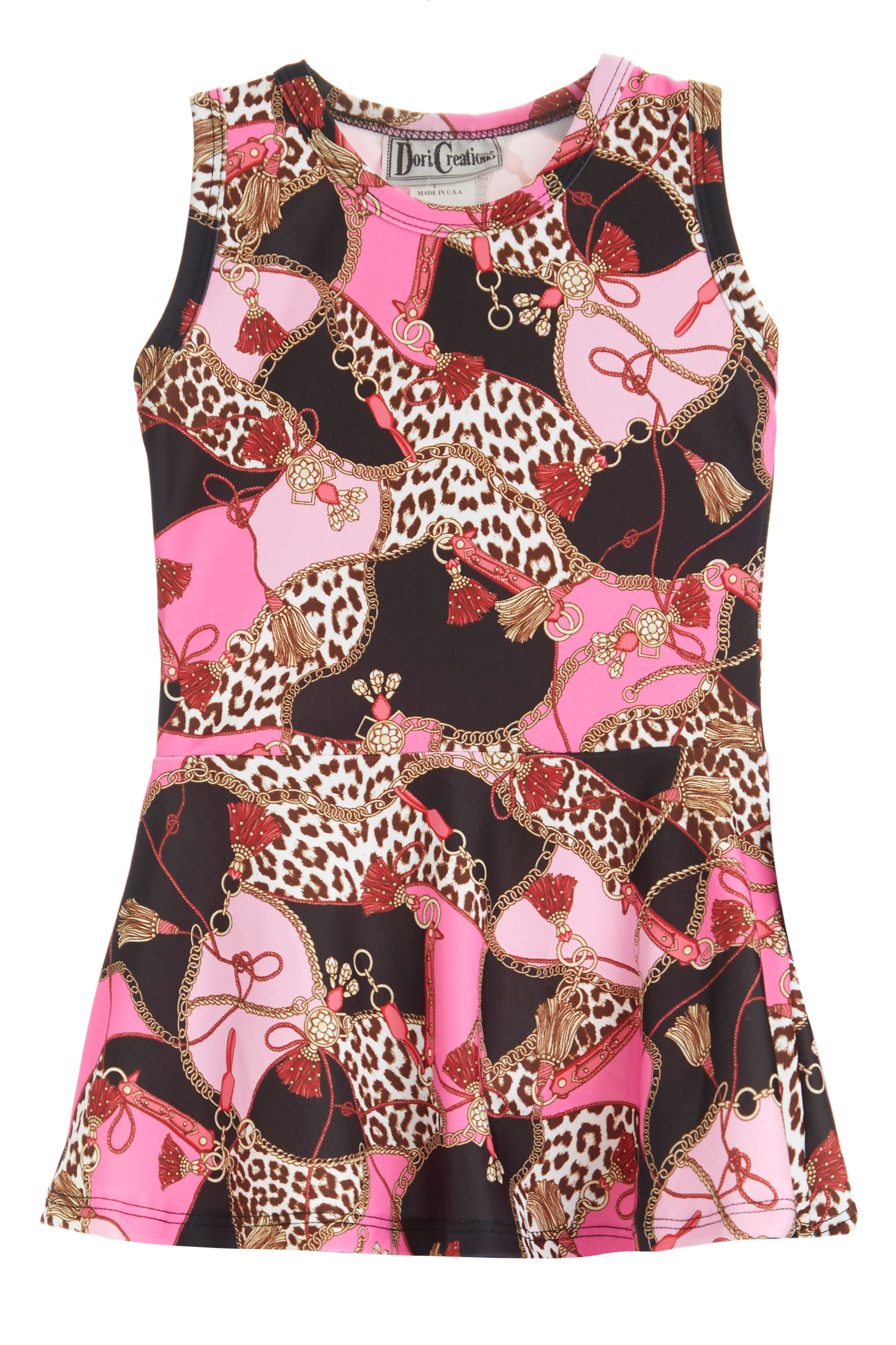 Leopard & Chains Tank Dress - Denny's