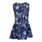 Tank Sleeveless Navy / Lite Blue Snake Dress - Denny's