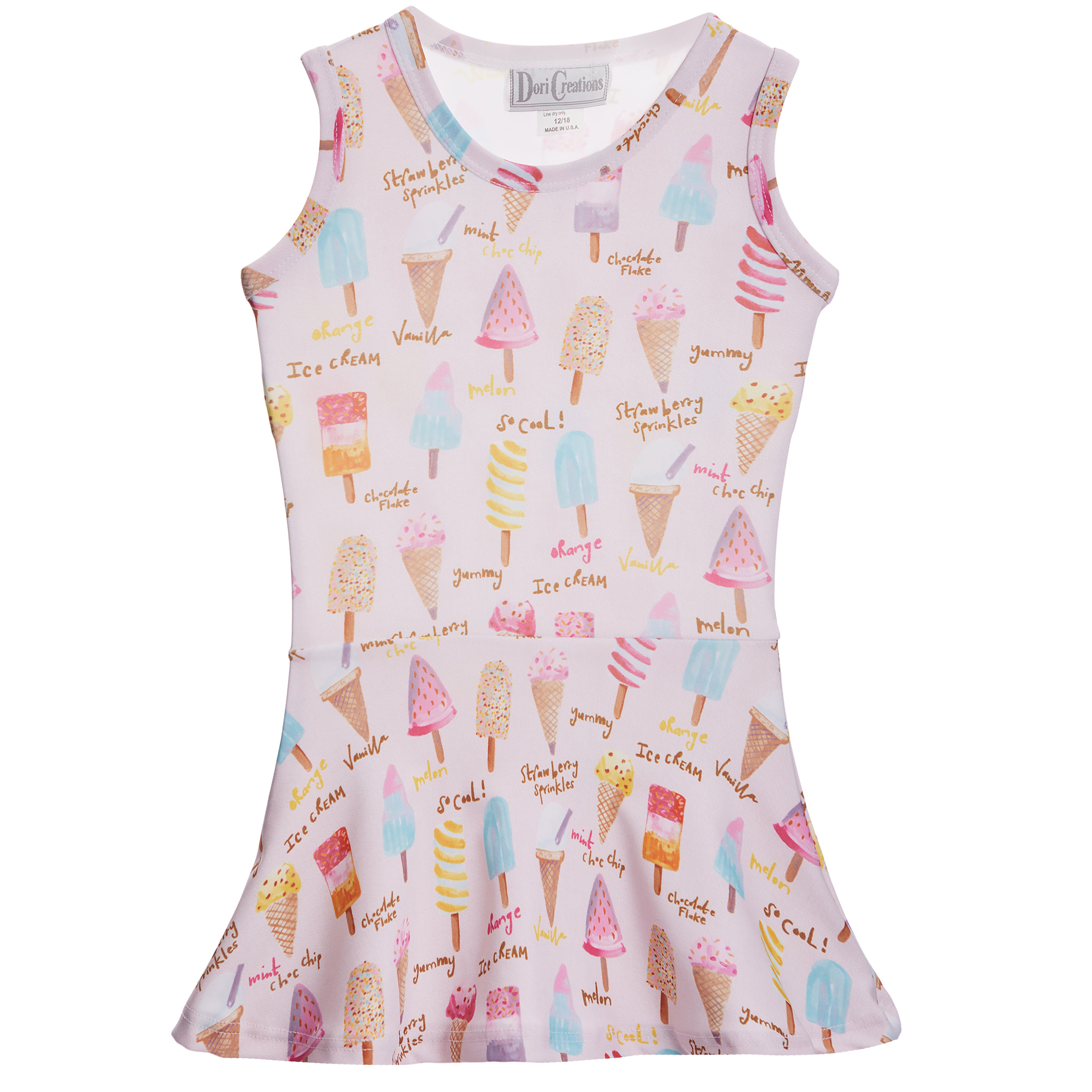 Pink Tank Ice Cream Dress - Denny's