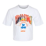 Tie Dye Woodstock Crop Tee - Denny's