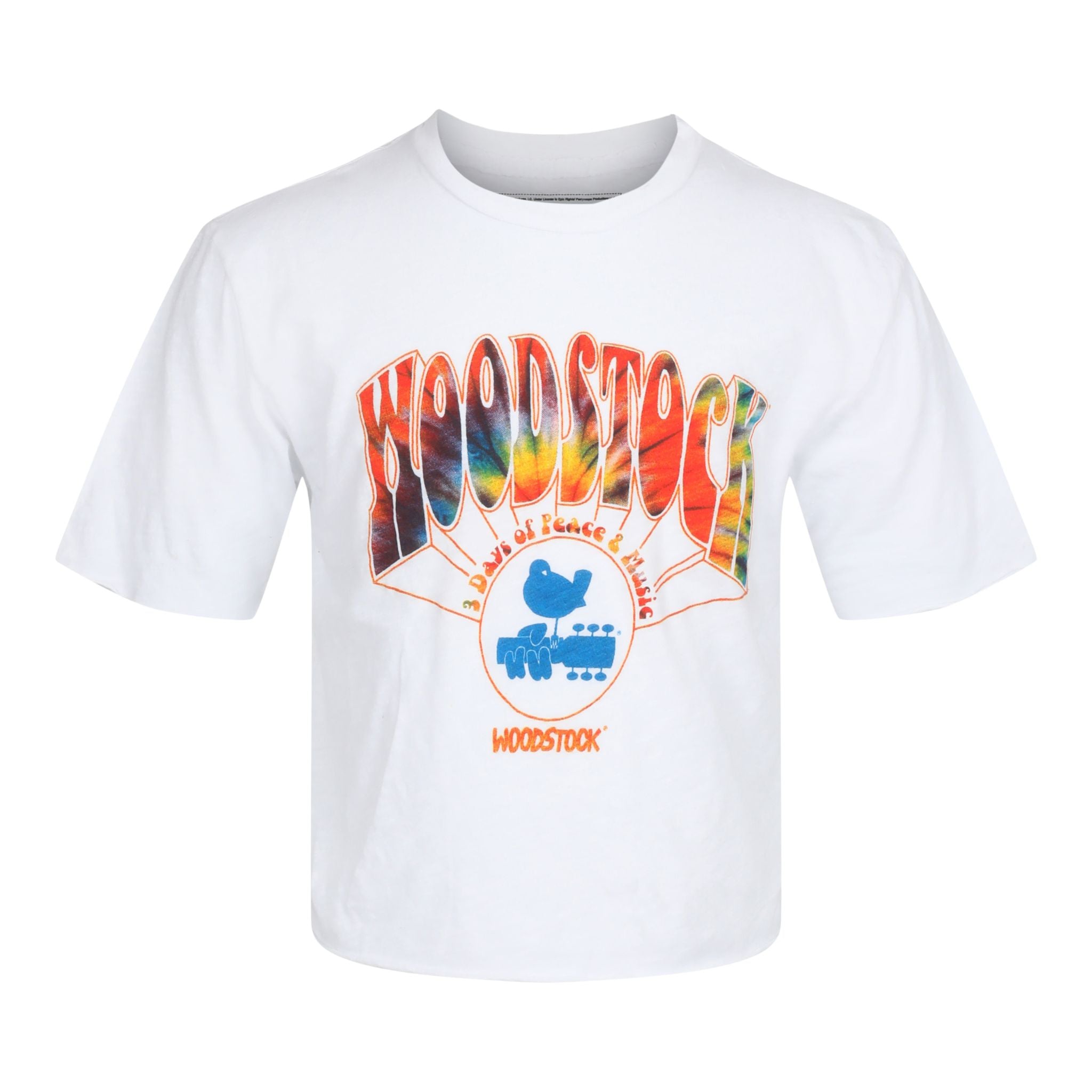 Tie Dye Woodstock Crop Tee - Denny's