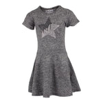 Short Sleeve Dress with Black Drippy Star - Denny's