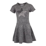 Short Sleeve Dress with Black Drippy Star - Denny's