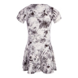 Tie Dye Short Sleeve Dress - Denny's