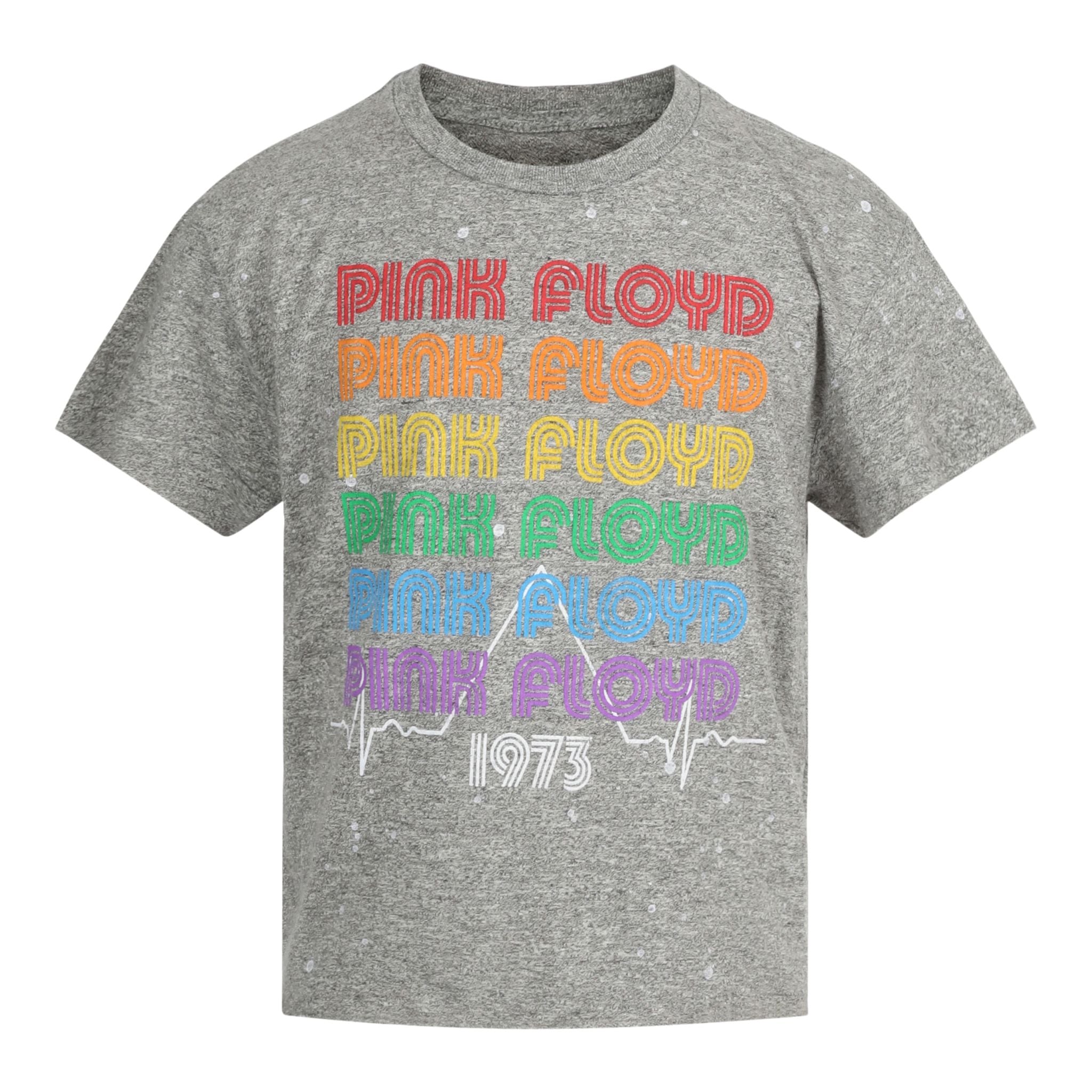 Splatter Pink Floyd Crop Tee - Denny's