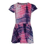 Short Sleeve Tie Dye Dress - Denny's