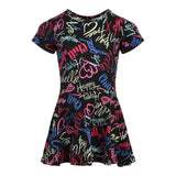 All Over Happiness Graffiti Dress - Denny's
