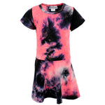 Short Sleeve Tie Dye Dress - Denny's