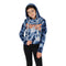 Long Sleeve Cropped Tie Dye Hoody with Syracuse - Denny's