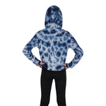 Long Sleeve Cropped Tie Dye Hoody with Syracuse - Denny's