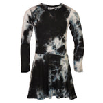 Allover Tie Dye Long Sleeve Dress - Denny's