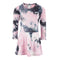 Long Sleeve Pink Tie Dye Soft Dress - Denny's