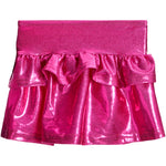 Tiered Ruffle Lame Skirt - Denny's
