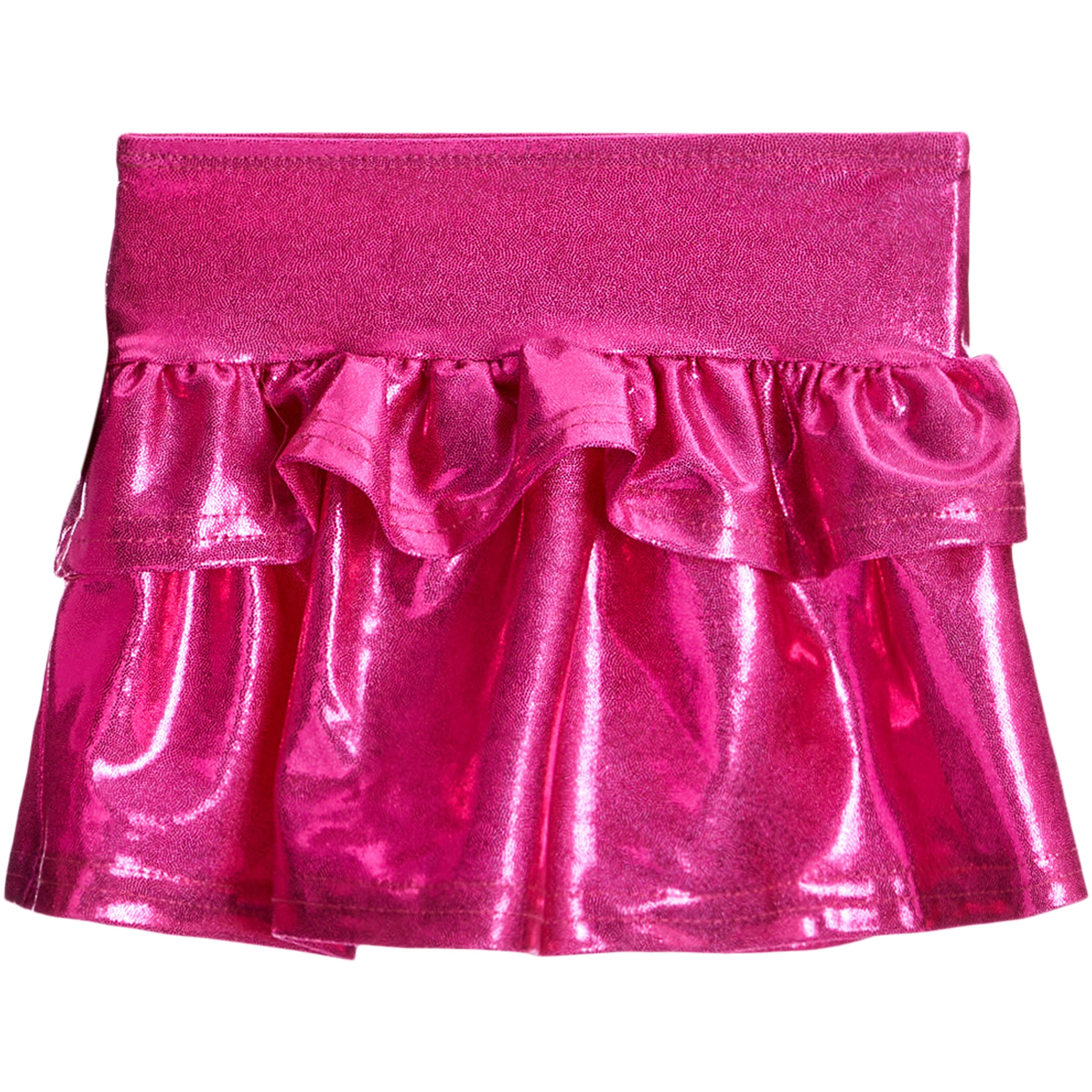 Tiered Ruffle Lame Skirt - Denny's