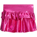 Tiered Ruffle Lame Skirt - Denny's