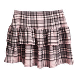 Plaid Ruffle Skirt - Denny's