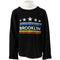 Long Sleeve Top with Brooklyn Stars - Denny's